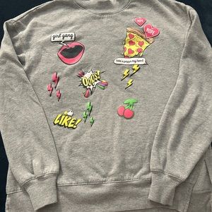 Gold rush emoji sweater